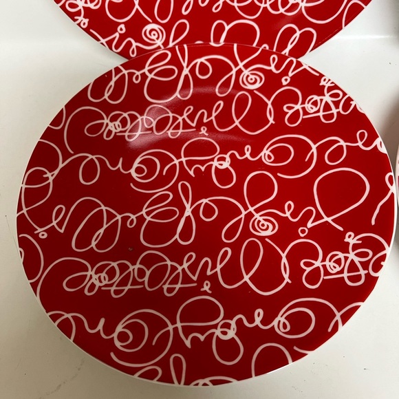 Crate&Barrel Holiday Dessert/Appetizer Plates - Picture 3 of 4